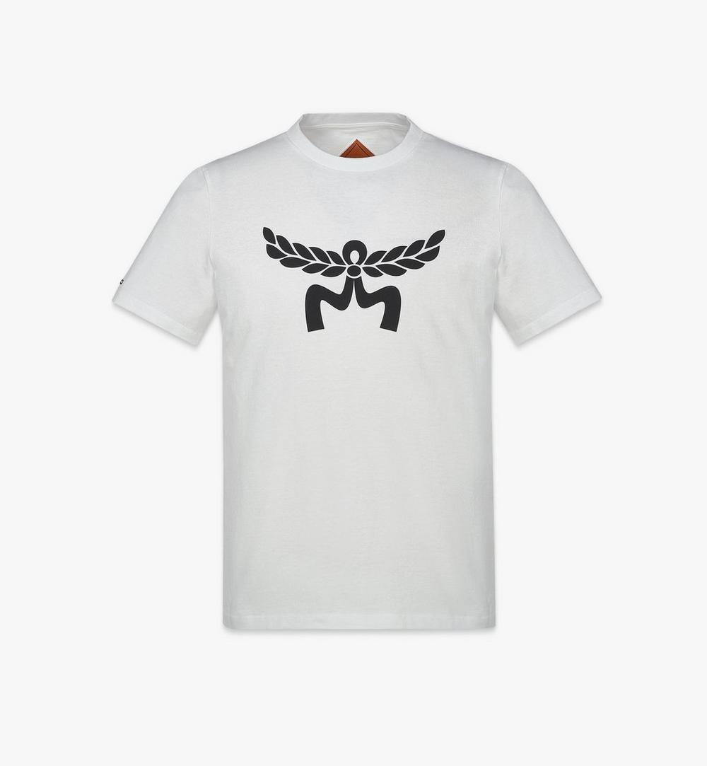 ローレル ロゴ プリント Tシャツ - オーガニック コットン 1